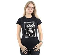 Disney Women's Every Fairy Tale Needs A Villain T-Shirt Black X-Large