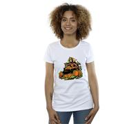 Disney Women's Evil Queen Villains Cotton Halloween T-Shirt - White - White - M