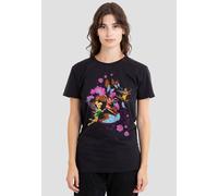 Disney Women's Fairies & Butterflies With Tinker Bell, Rosetta T-Shirt, Black | Size: 2XL Disney Black 2XL