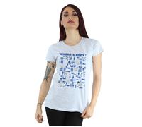 Disney Women's Finding Dory Where´s Dory Cotton T-Shirt in Grey | Size: Medium Disney Grey M