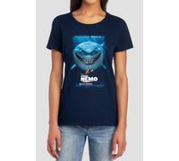 Disney Women's Finding Nemo Movie Poster T-Shirt, Navy | Size: 2XL Disney Navy 2XL