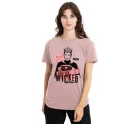 Disney Women's Forever Wicked Queen Ladies T Shirt, Pink T-Shirt (Pack of 1)