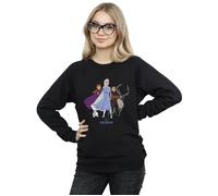 Disney Women's Frozen 2 Group Sweatshirt in Black | Size: 2XL Disney Black 2XL