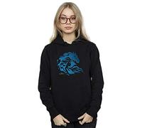 Disney Women's Frozen 2 Nokk Silhouette Hoodie Black Large