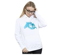 Disney Women's Frozen 2 Nokk Silhouette Hoodie in White | Size: Medium Disney White M