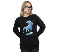 Disney Women's Frozen 2 Nokk The Water Spirit Sweatshirt in Black | Size: Small Disney Black S