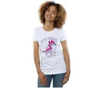 Disney Women's Frozen 2 Salamander Bruni Element Cotton T-Shirt in White | Size: Large Disney White L