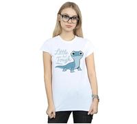 Disney Women's Frozen 2 Salamander Bruni Tough Cotton T-Shirt in White | Size: Large Disney White L