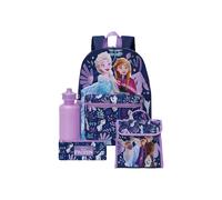 Disney Frozen Kids Backpack 4 Piece Set, Anna & Elsa Backpack, One Size