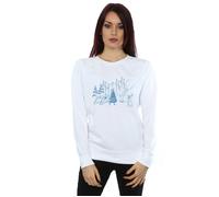 Disney Women's Frozen Anna Sven & Olaf Sweatshirt in White | Size: XL Disney White XL
