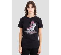 Disney Women's Frozen Bruni The Fire Spirit Is Bringin' The Heat T-Shirt, Black | Size: Medium Disney Black M