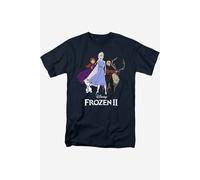 Disney Women's Frozen Gang T-Shirt in Navy | Size: Small Disney Navy S