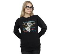 Disney Women's Frozen I Love Warm Hugs Sweatshirt in Black | Size: XL Disney Black XL