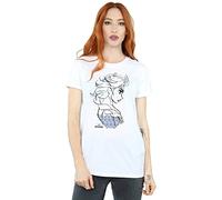 Disney Women's Frozen Olaf Polaroid Boyfriend Fit T-Shirt XX-Large White