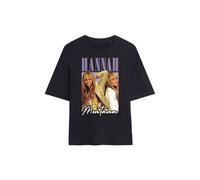 Disney Women's Hannah Montana Montage Oversized T-Shirt, Black | Size: Small Disney Black S