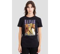 Disney Women's Hannah Montana Montage T-Shirt, Black | Size: 2XL Disney Black 2XL