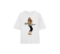 Disney Hannah Montana Pose Ladies Oversized T Shirt, White, Small