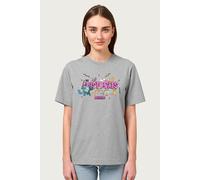 Disney Women's Hashtag Cool Cats Relaxed Fit T-Shirt in Mid Grey | Size: Large Disney Mid Grey L