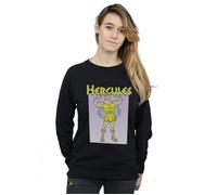 Disney Women's Hercules Muscles Sweatshirt in Black | Size: XL Disney Black XL
