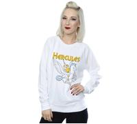 Disney Women's Hercules With Pegasus Sweatshirt in White | Size: 2XL Disney White 2XL