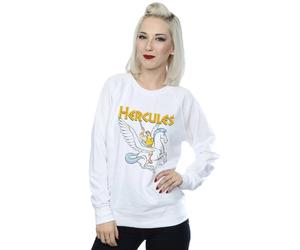 Disney Women's Hercules With Pegasus Sweatshirt in White | Size: Medium Disney White M