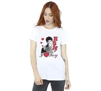 Disney Women's High School Musical I Heart Troy Boyfriend Fit T-Shirt White XXX-Large