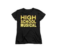 Disney Women's High School Musical Logo Tee, Black | Size: Medium Disney Black M