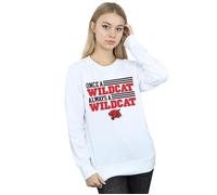 Disney Women's High School Musical The Musical Once A Wildcat Sweatshirt in White | Size: Medium Disney White M
