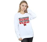 Disney Womens/Ladies High School Musical The Musical Once A Wildcat Sweatshirt - White - White - S