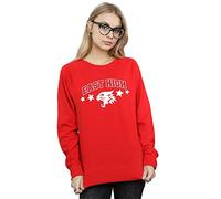 (M, Red) Disney Womens/Ladies High School Musical The Musical Wildcat Stars Sweatshirt