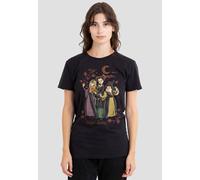 Disney Women's Hocus Pocus 2 Witchful Thinking With The Sanderson Sisters T-Shirt, Black | Size: Small Disney Black S