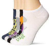 Disney Women's Hocus Pocus 5 Pack No Show Socks Casual, Assorted Multi, 8-10 UK