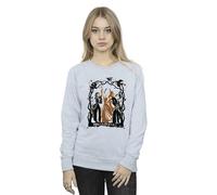 Disney Women's Hocus Pocus Birds Sweatshirt in Grey | Size: Large Disney Grey L