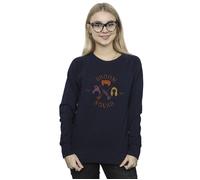Disney Women's Hocus Pocus Broom Squad 93 Sweatshirt in Navy | Size: Small Disney Navy S