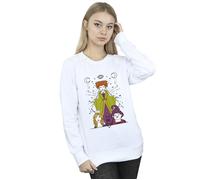 Disney Women's Hocus Pocus Candle Sweatshirt in White | Size: Large Disney White L