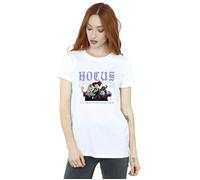 Disney Women's Hocus Pocus Hallows Eve Cotton Boyfriend T-Shirt in White | Size: Small Disney White S
