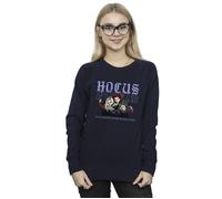 Disney Women's Hocus Pocus Hallows Eve Sweatshirt in Navy | Size: Medium Disney Navy M
