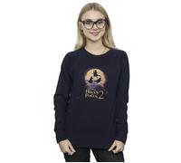 Disney Women's Hocus Pocus Witches Flying Sweatshirt in Navy | Size: Medium Disney Navy M