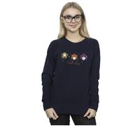 Disney Women's Hocus Pocus Witchful Thinking Sweatshirt in Navy | Size: Large Disney Navy L