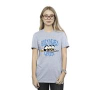Disney Women's Huey Dewey Louie Reading Boyfriend T-Shirt in Grey | Size: 4XL Disney Grey 4XL