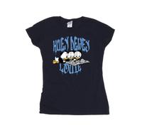 Disney Women's Huey Dewey Louie Reading Cotton T-Shirt in Navy | Size: Medium Disney Navy M