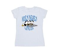 Disney Women's Huey Dewey Louie Reading Cotton T-Shirt in White | Size: Medium Disney White M