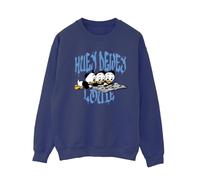 Disney Women's Huey Dewey Louie Reading Sweatshirt in Navy | Size: 5XL Disney Navy 5XL