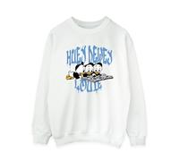 Disney Women's Huey Dewey Louie Reading Sweatshirt in White | Size: 2XL Disney White 2XL