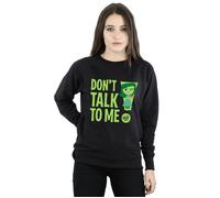 Disney Women's Inside Out Dont Talk To Me Sweatshirt in Black | Size: 2XL Disney Black 2XL