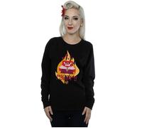 Disney Women's Inside Out Fired Up Sweatshirt in Black | Size: XL Disney Black XL