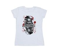 Disney Women's Jack Sparrow Cotton T-Shirt in White | Size: Large Disney White L