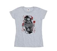 Disney Women's Jack Sparrow T-Shirt in Grey | Size: Large Disney Grey L
