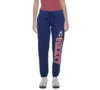 Disney Womens Joggers Sweatpant Mickey Mouse Stitch All Over Print Essentials, Mickey Navy, XL