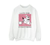 Disney Womens/Ladies Alice In Wonderland White Rabbit Sweatshirt BI5687